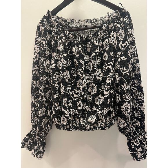 Ramy Brook, New York Off The Shoulder Eyelet Top‎ Womens Size S - Picture 3 of 9